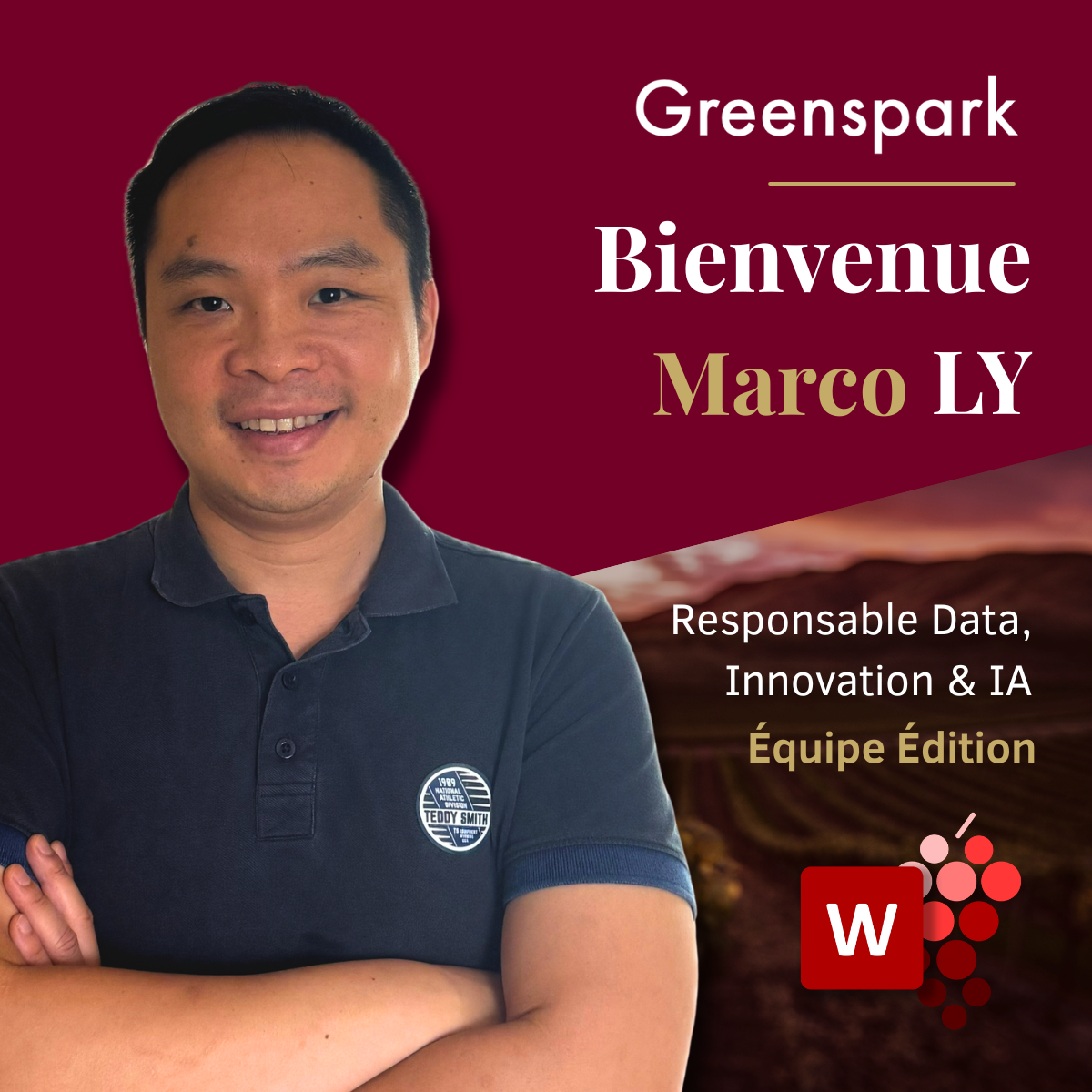 Bienvenue Marco LY